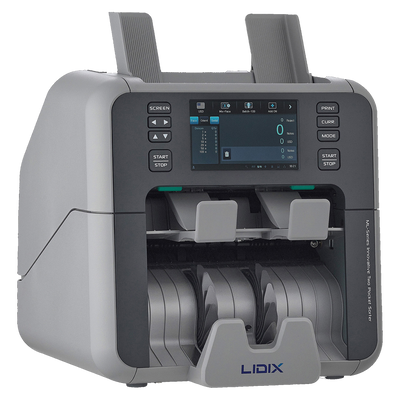 ماكينة عد وفرز النقود LIDIX ML-2FS — فرّازة بجيب ونص بشاشة تاتش 5 بوصة