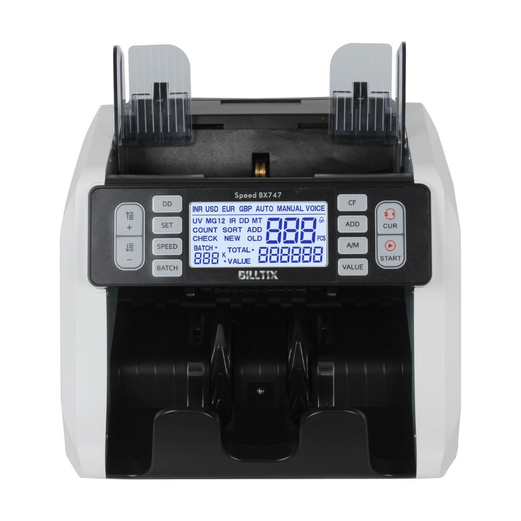ماكينة عد وكشف تزوير النقود BILLTIX BX747