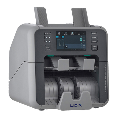 ماكينة عد وفرز النقود LIDIX ML-2FS — فرّازة بجيب ونص بشاشة تاتش 5 بوصة